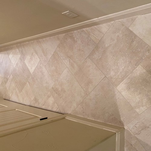 Ceramic (tile and grout) after service