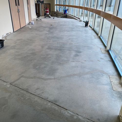 Concrete before service