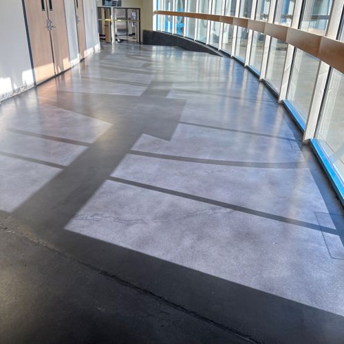Concrete after service
