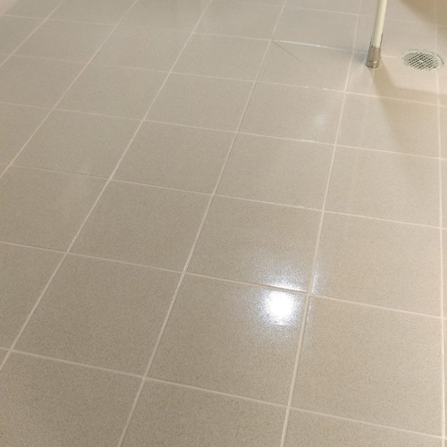 Ceramic (tile and grout) after service