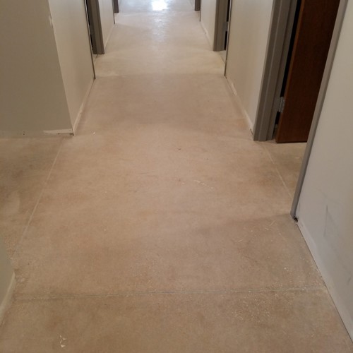 Concrete before service