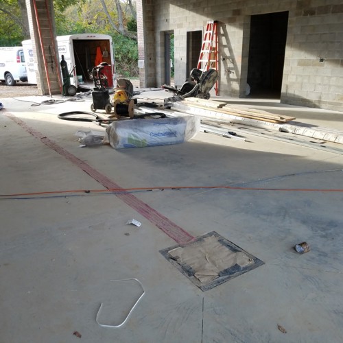 Concrete before service