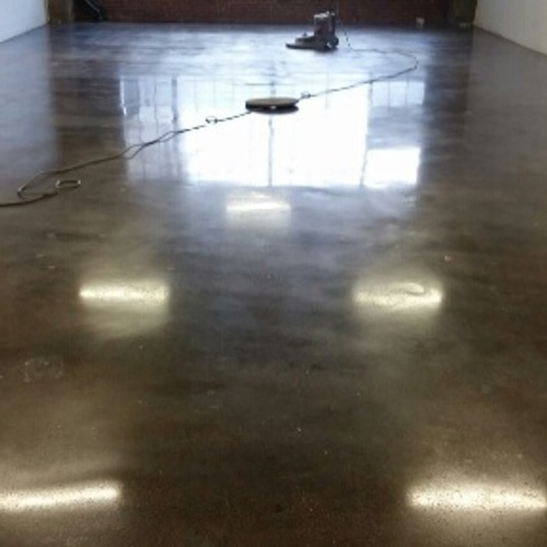 Concrete after service
