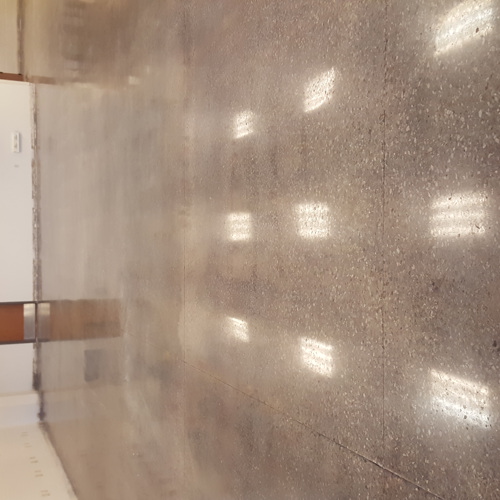 Concrete after service