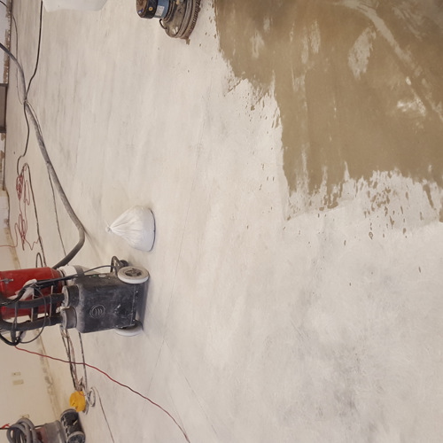 Concrete before service