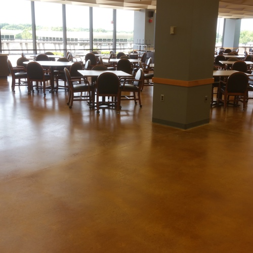 Concrete after service