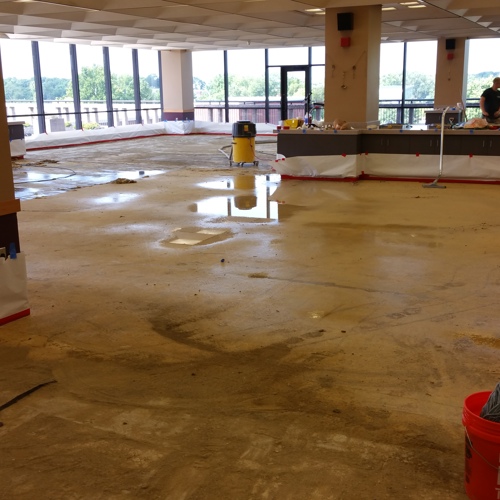Concrete before service