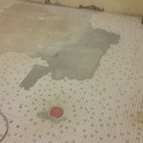 Terrazzo before service