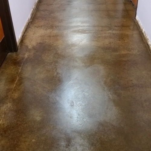 Concrete after service