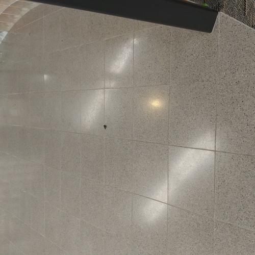 Terrazzo before service