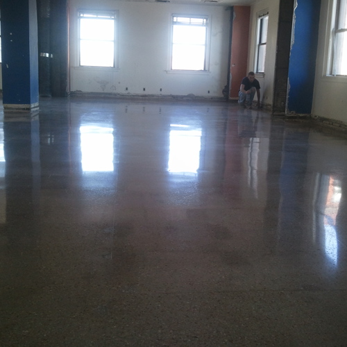 Terrazzo after service