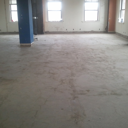 Terrazzo before service