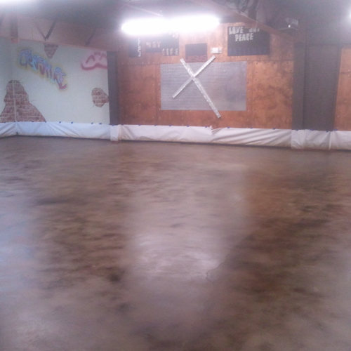 Concrete after service