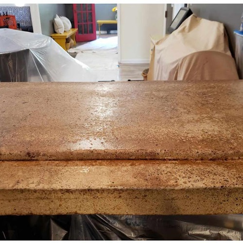 Concrete before service