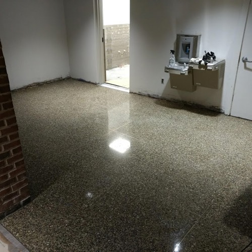 Terrazzo after service