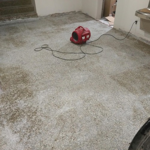 Terrazzo before service