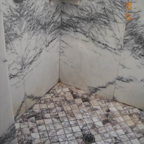 Marble before service