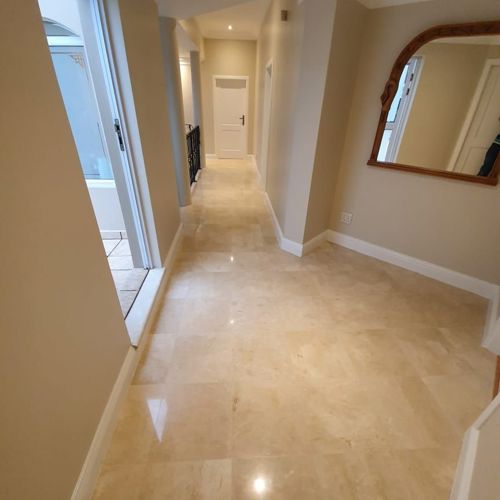 Marble before service