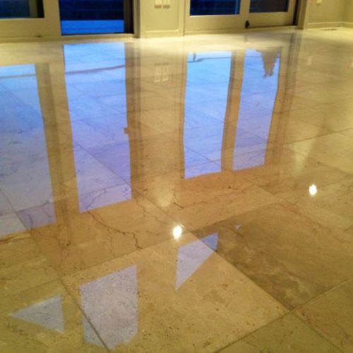 Marble after service