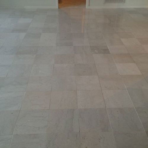 Marble before service