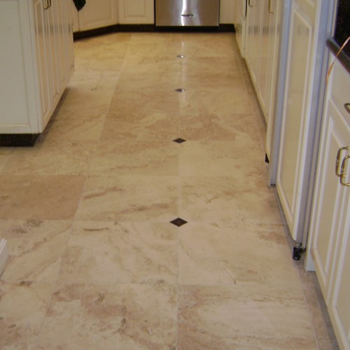 Travertine after service