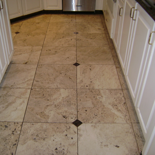 Travertine before service