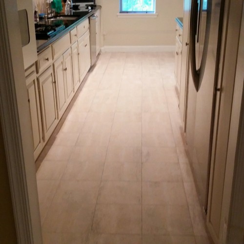 Travertine before service