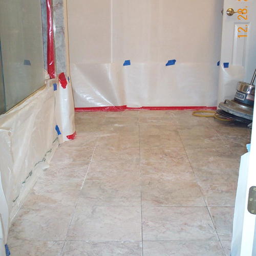 Marble before service