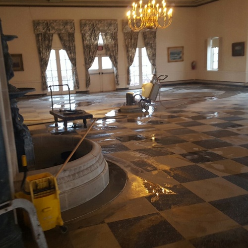 Terrazzo after service