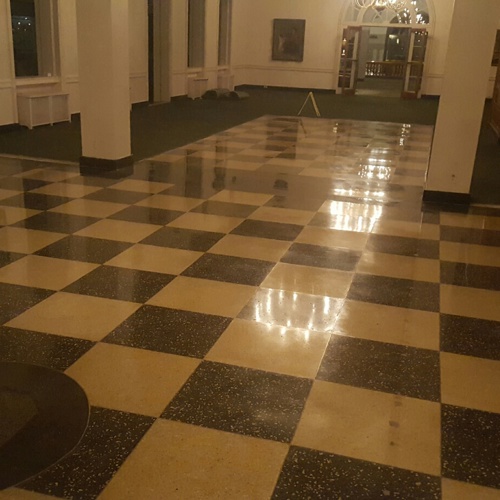 Terrazzo after service