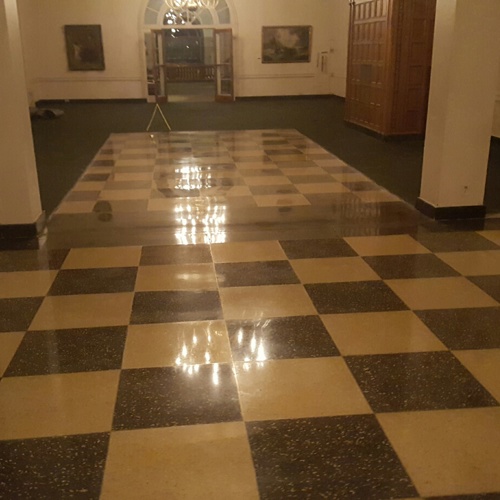 Terrazzo after service