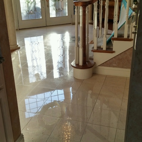 Marble after service