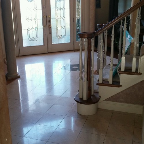 Marble before service