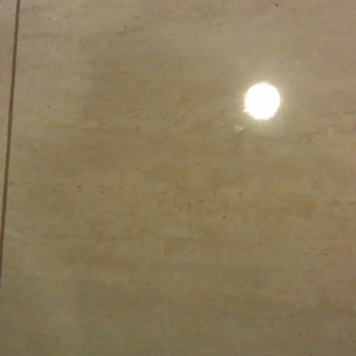 Travertine after service
