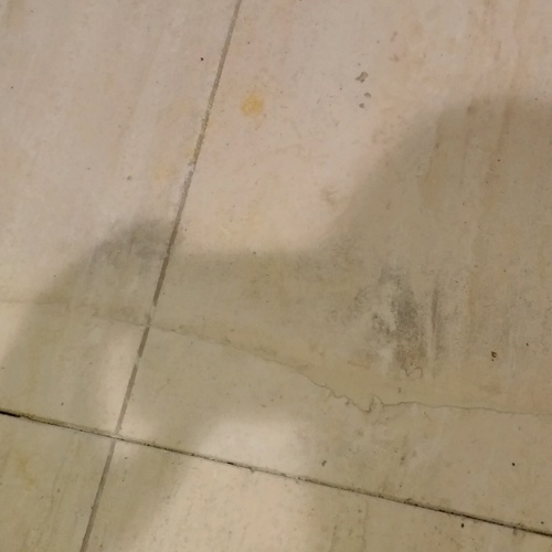 Travertine before service