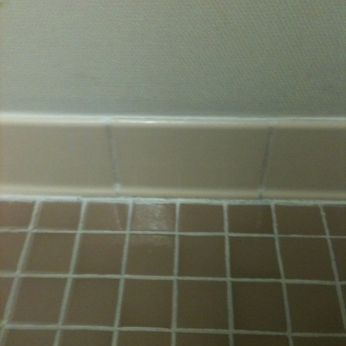 Ceramic (tile and grout) after service