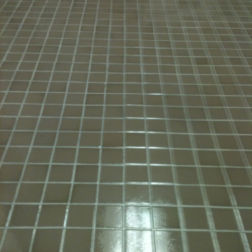 Ceramic (tile and grout) after service