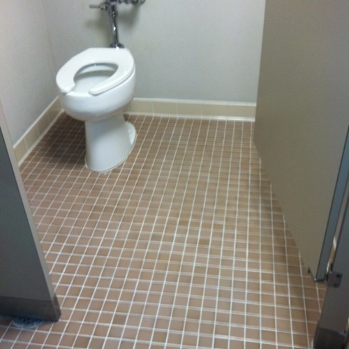 Ceramic (tile and grout) after service