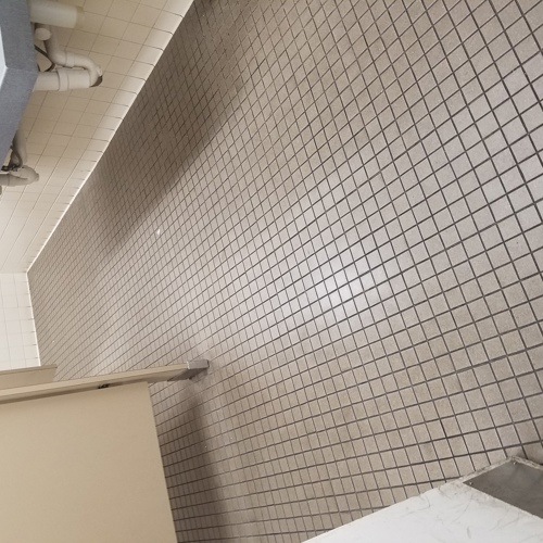 Ceramic (tile and grout) after service