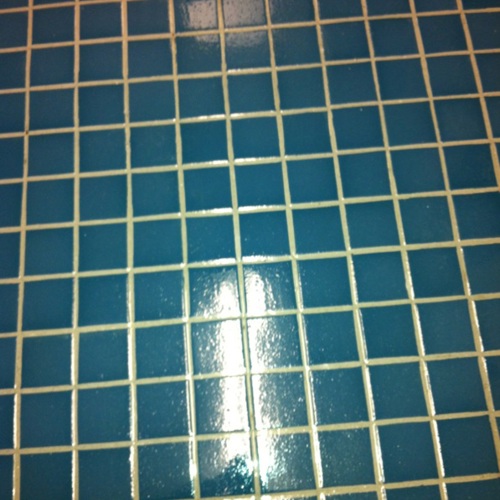 Ceramic (tile and grout) after service