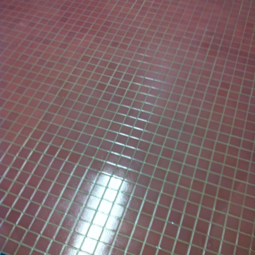 Ceramic (tile and grout) after service