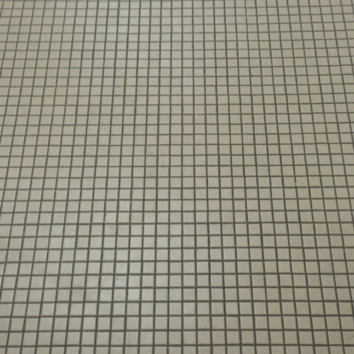 Ceramic (tile and grout) before service