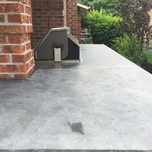 Concrete before service