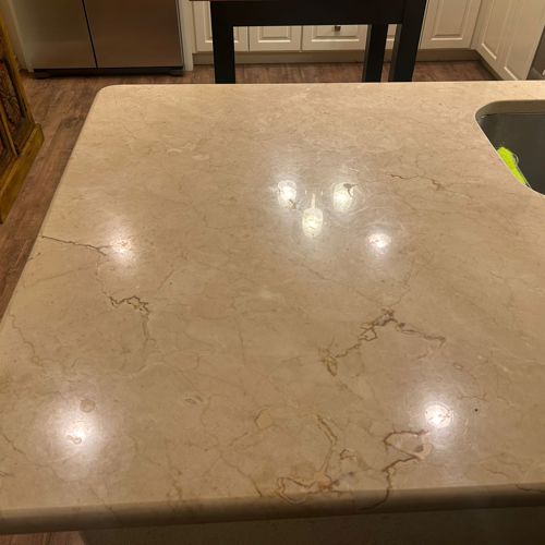 Granite before service