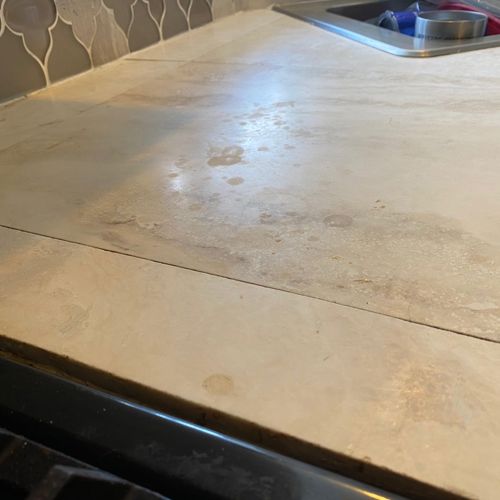 Granite before service