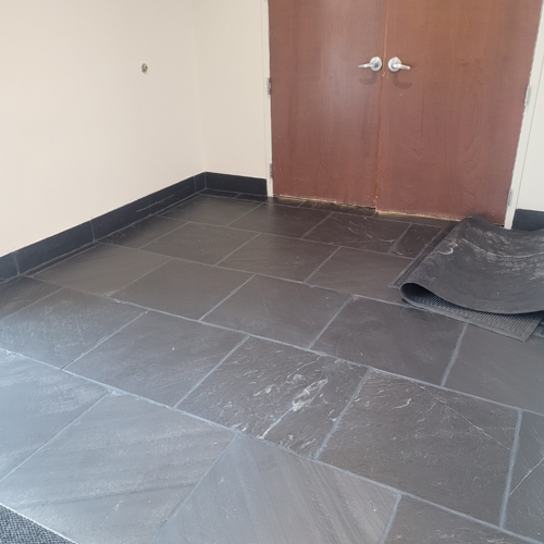 Slate before service