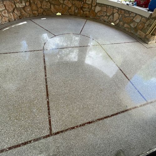 Terrazzo after service