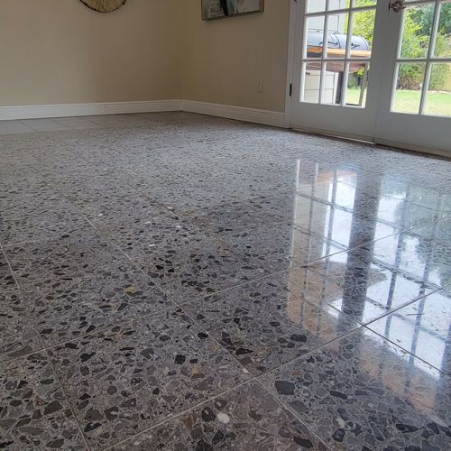 Terrazzo after service
