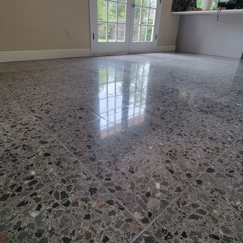 Terrazzo after service