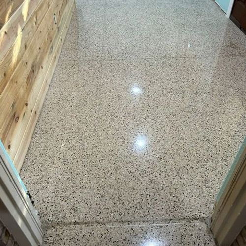 Terrazzo after service